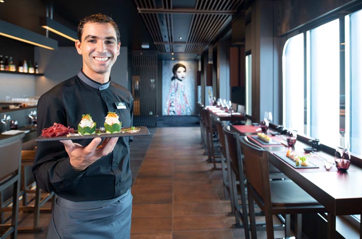 Scenic Eclipse sushi