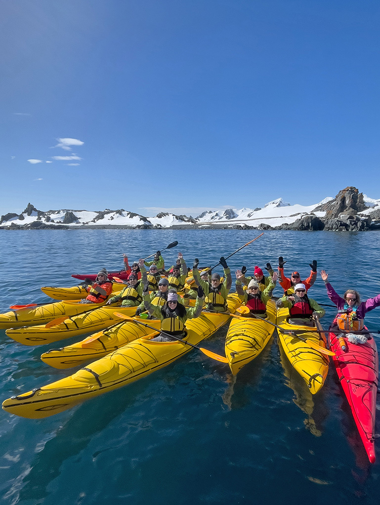 Scenic Club Members on Kayaks