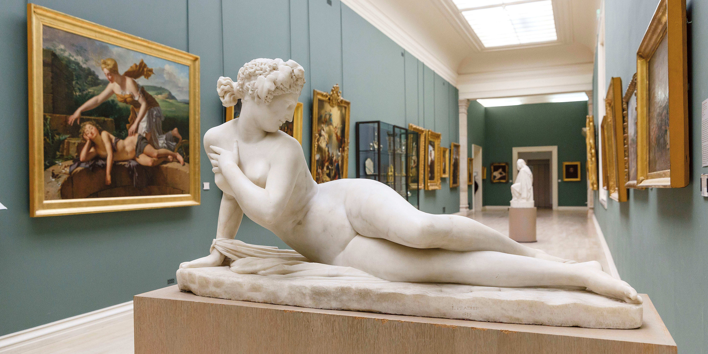 Sculpture in the Rouen Museum of Fine Arts, France