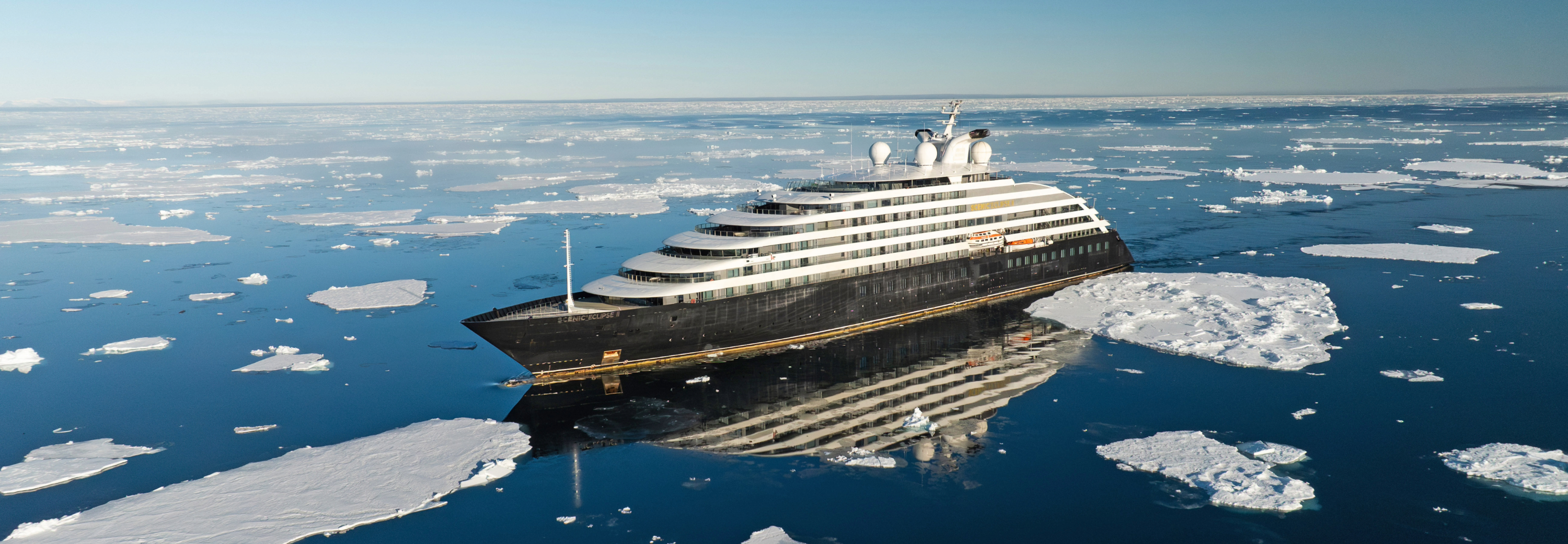Scenic Eclipse sailing in East Antarctica
