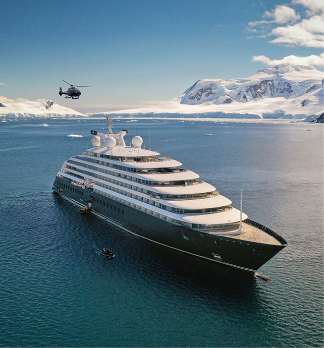 Scenic Eclipse in Antarctica 